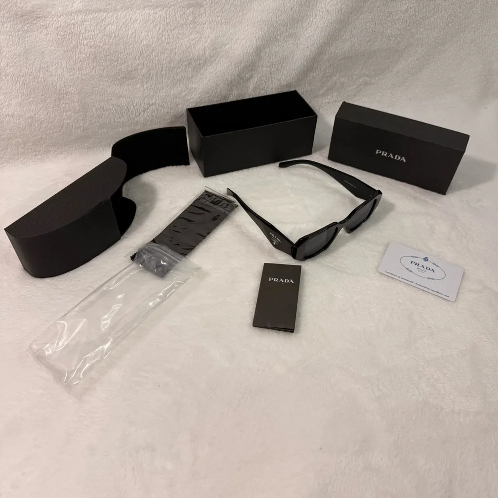 Prada Sunglasses with Case and Authentication Card - Picture 1 of 5